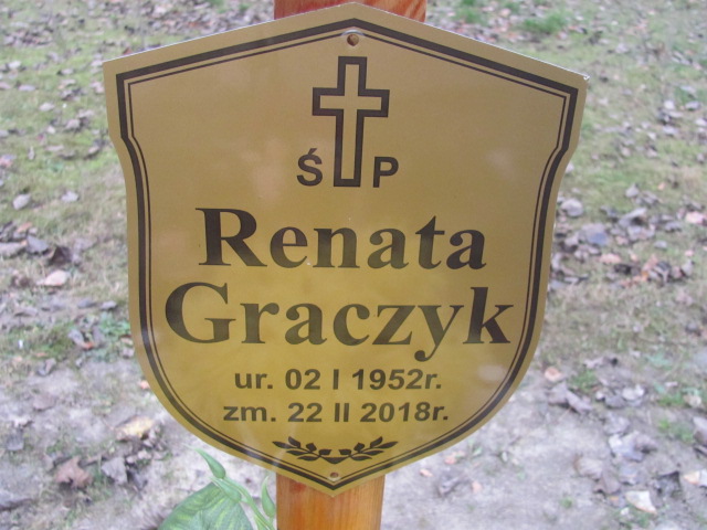 Renata Graczyk 1952 Mielno - Grobonet - Wyszukiwarka osób pochowanych