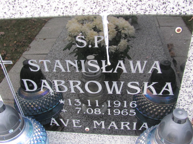 Stanisława Dąbrowska 1916 Mielno - Grobonet - Wyszukiwarka osób pochowanych