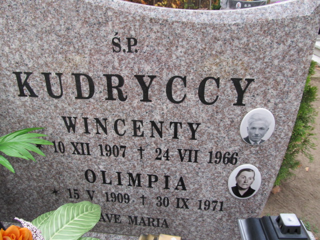 Wincenty Kudrycki 1907 Mielno - Grobonet - Wyszukiwarka osób pochowanych